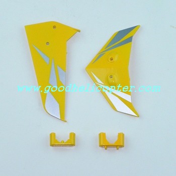 SYMA-S033-S033G helicopter parts tail decoration set (yellow color) - Click Image to Close